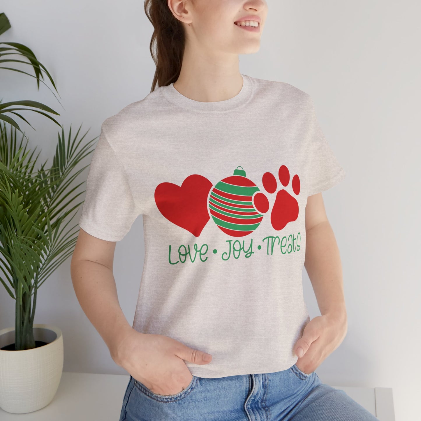 Jersey Short Sleeve Tee. Love- Joy- Treats