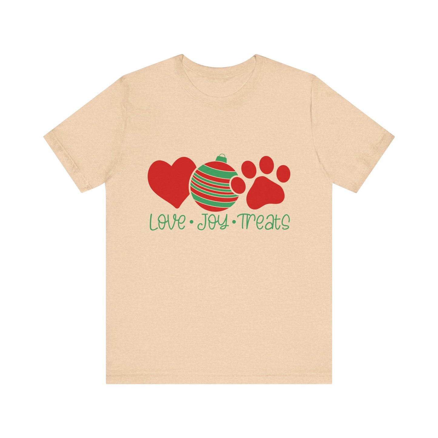 Jersey Short Sleeve Tee. Love- Joy- Treats