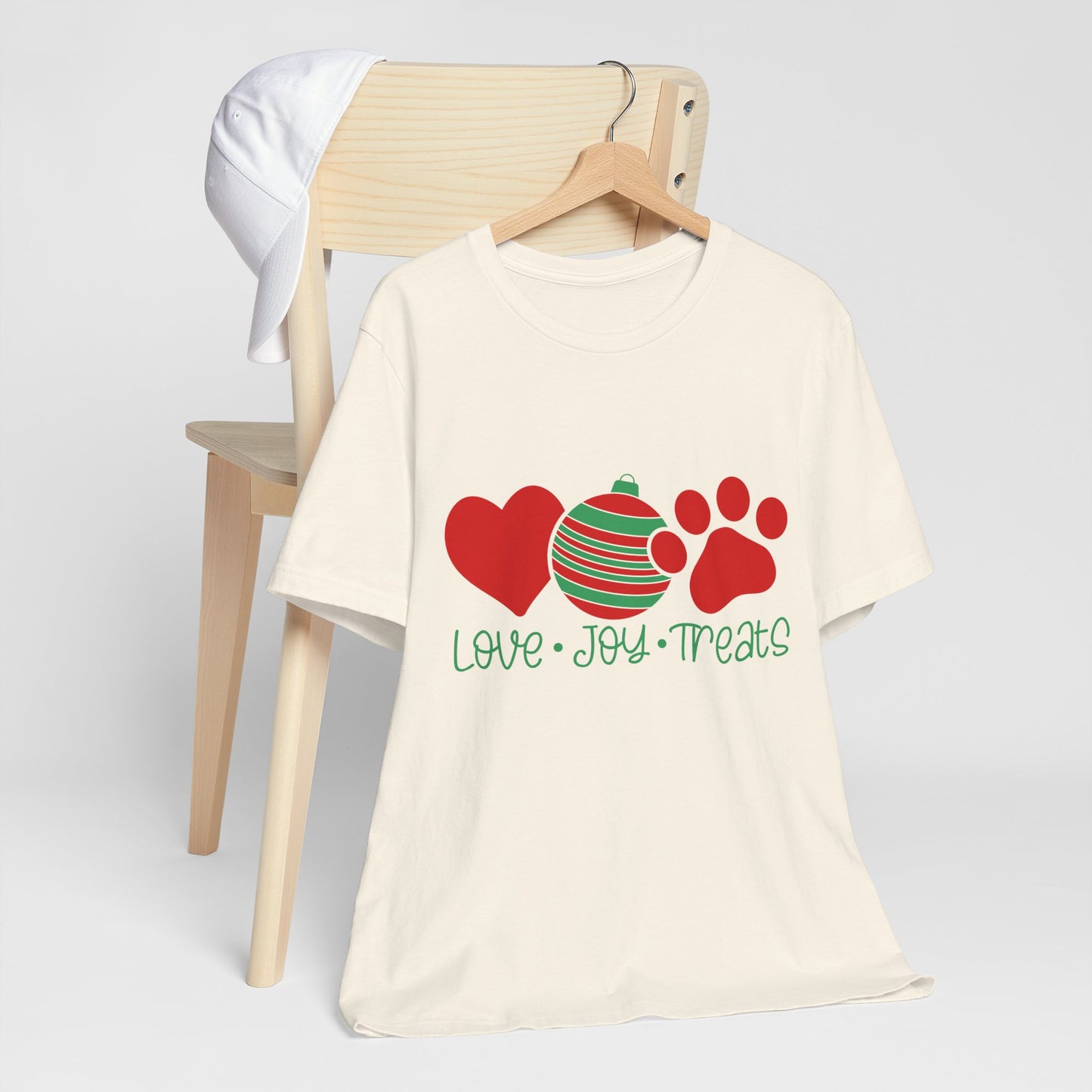 Jersey Short Sleeve Tee. Love- Joy- Treats