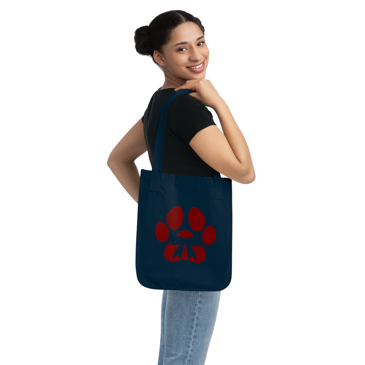 Organic Canvas Tote Bag Dog