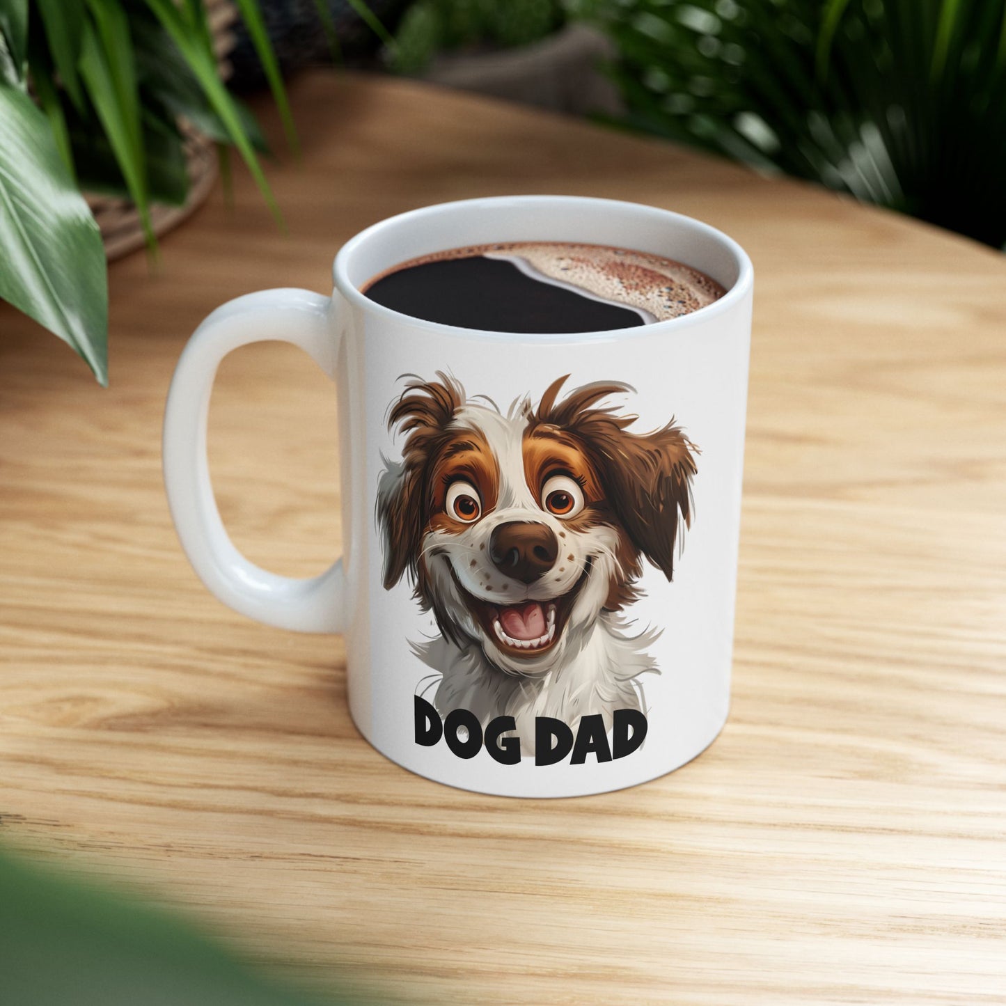 Ceramic Mug, (11oz, 15oz) Dog Dad