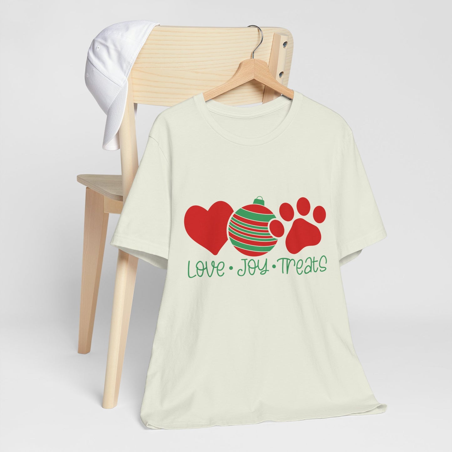 Jersey Short Sleeve Tee. Love- Joy- Treats