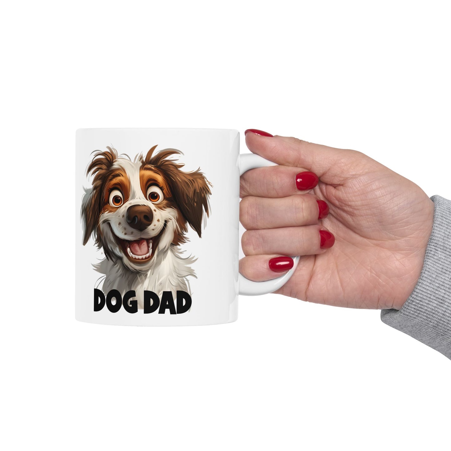 Ceramic Mug, (11oz, 15oz) Dog Dad