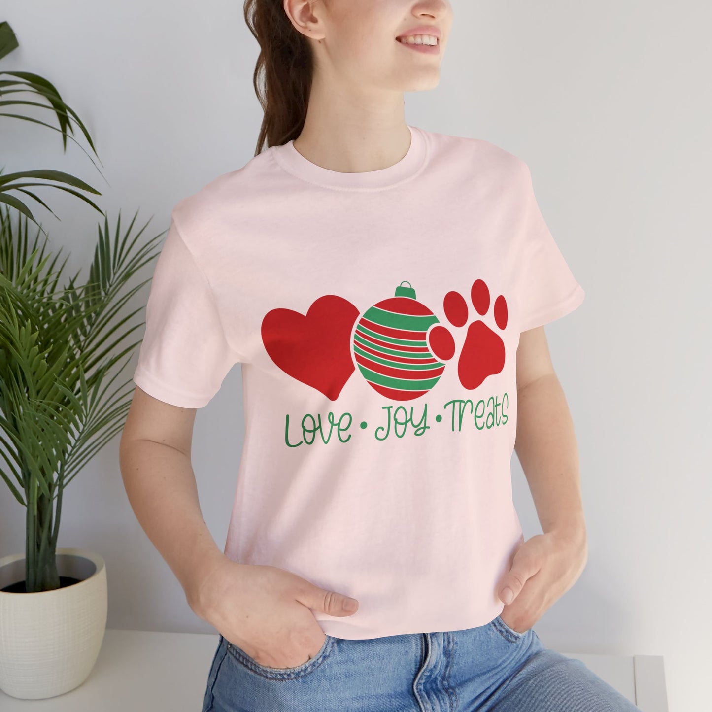 Jersey Short Sleeve Tee. Love- Joy- Treats