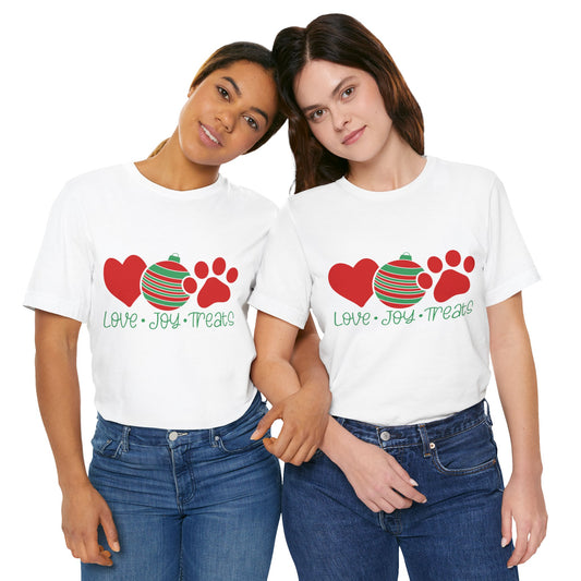 Jersey Short Sleeve Tee. Love- Joy- Treats