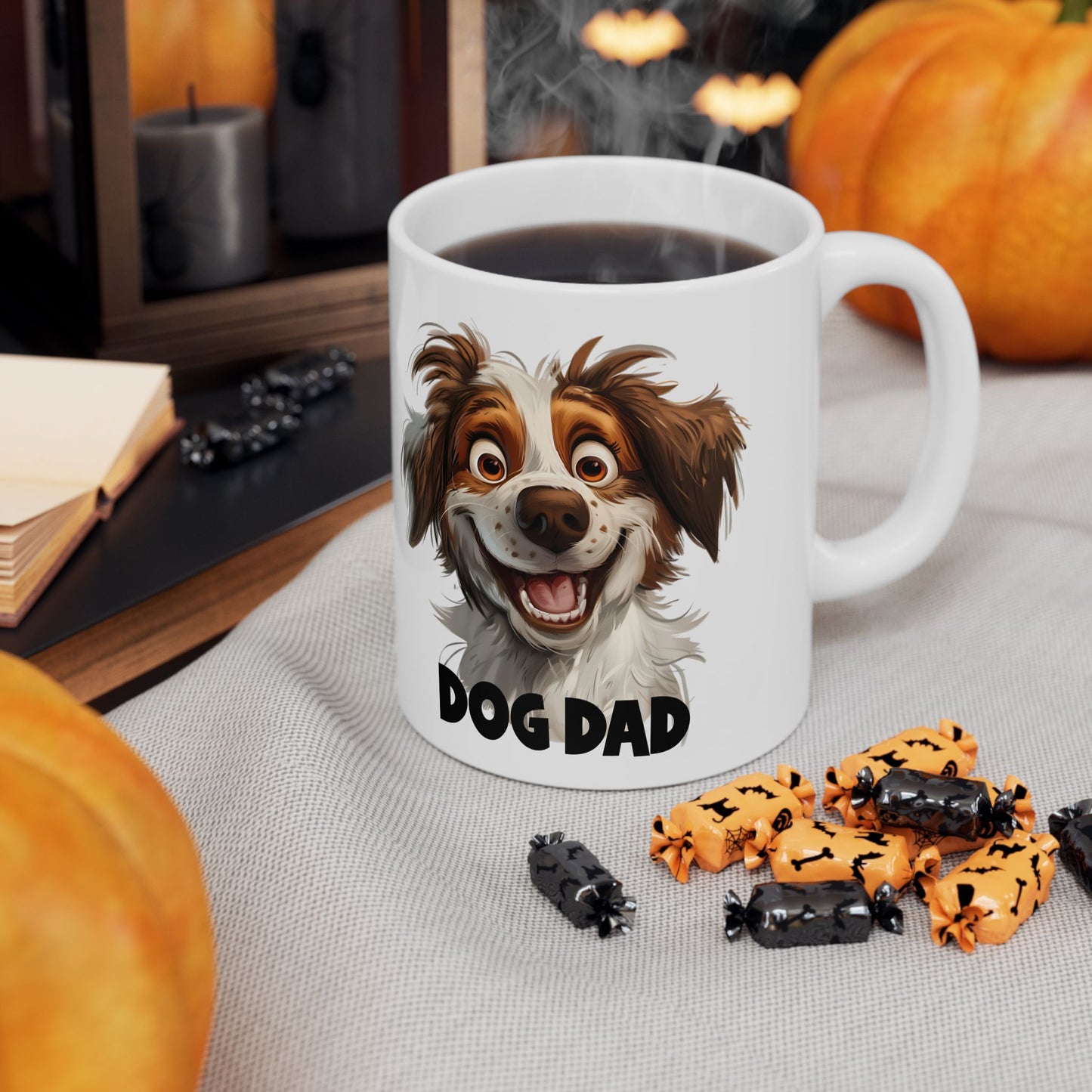 Ceramic Mug, (11oz, 15oz) Dog Dad