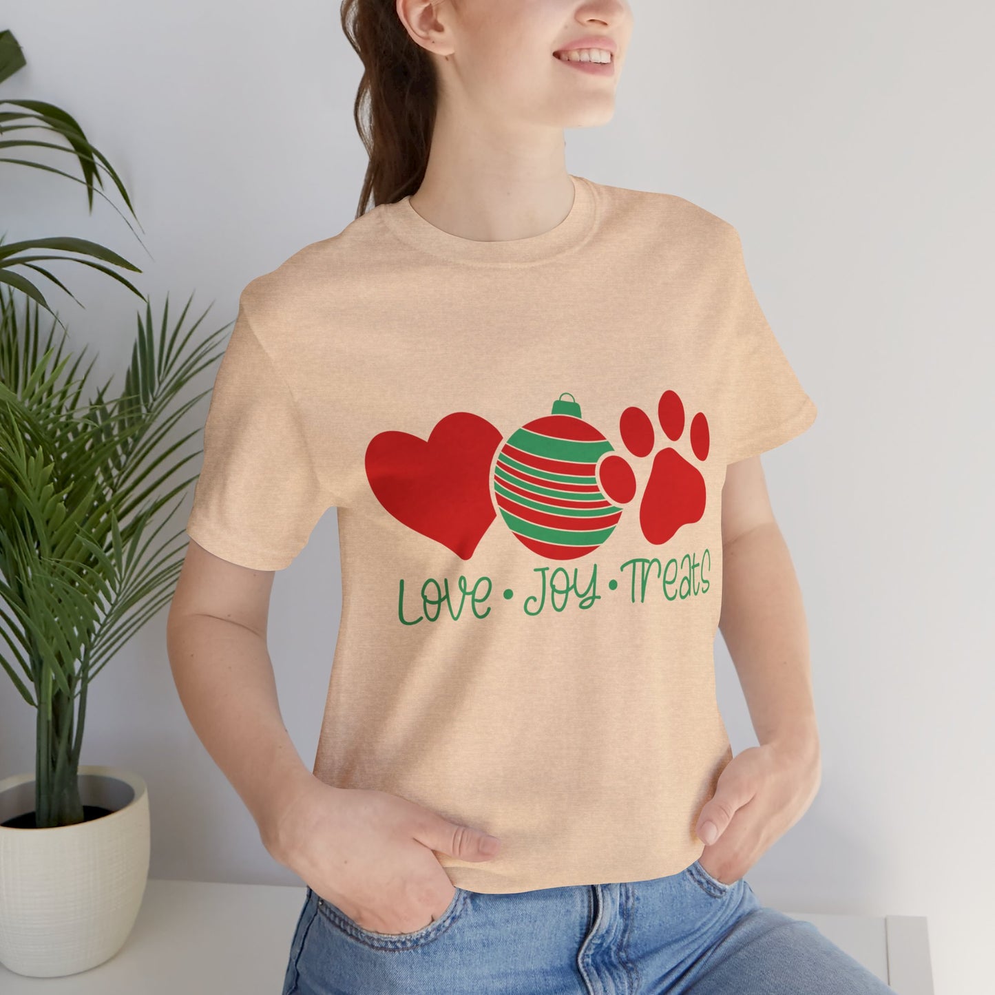 Jersey Short Sleeve Tee. Love- Joy- Treats