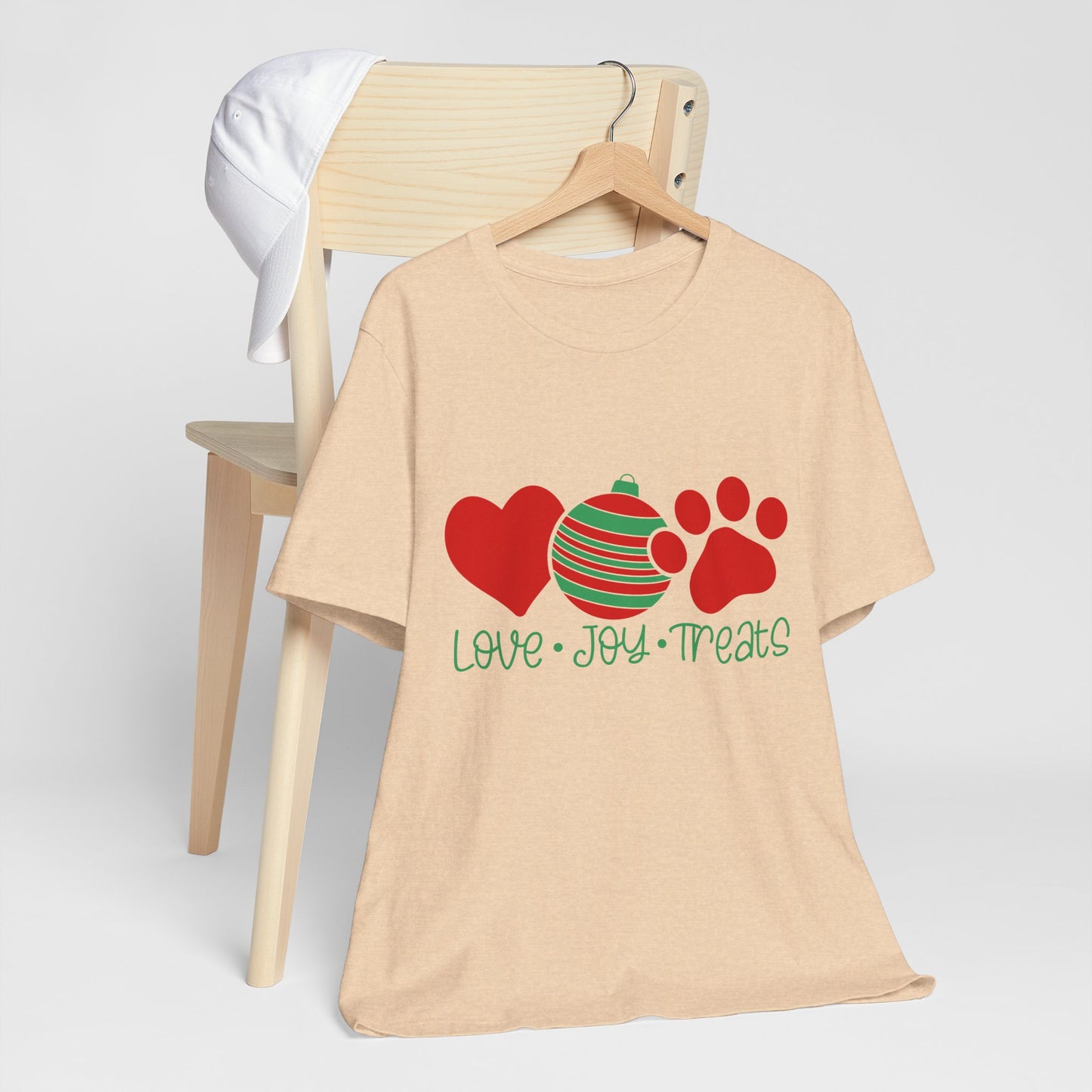 Jersey Short Sleeve Tee. Love- Joy- Treats