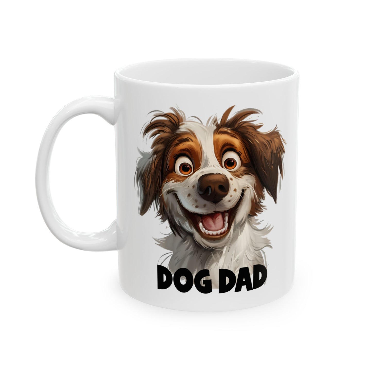 Ceramic Mug, (11oz, 15oz) Dog Dad